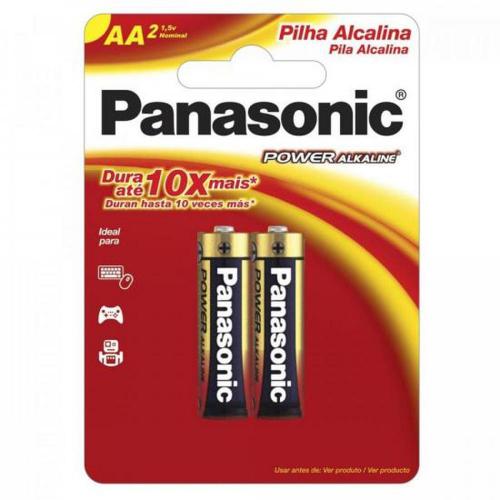 Pilha Alcalina AA 02 UN Panasonic