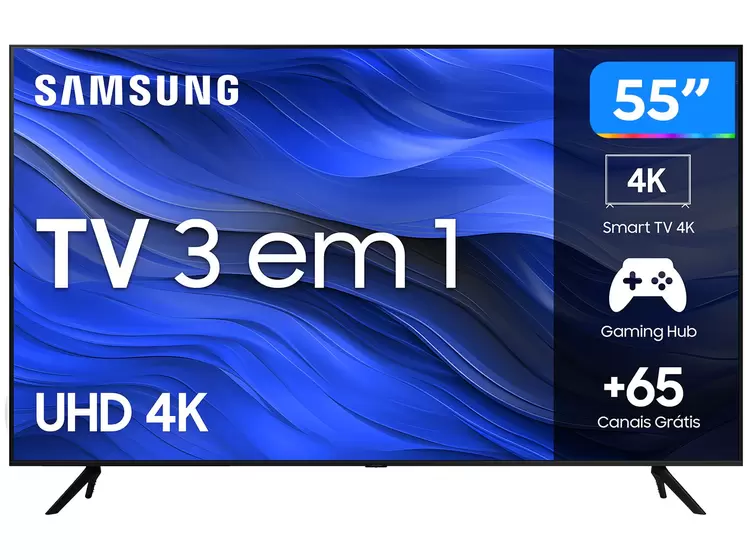 Smart TV 55" LED 4K UN55CU770 Samsung
