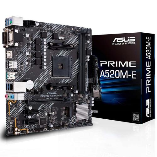 Placa Mãe AMD AM4 A520M-E DDR4 HDMI/VGA Asus