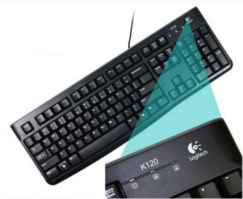 Teclado USB Logitech  K120 - Preto