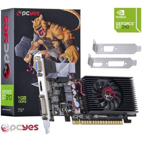 Placa de Vídeo Geforce Nvidia GT210 1GB DDR3 64Bits