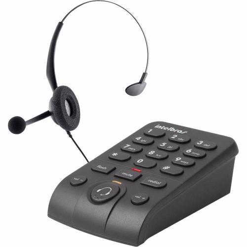 Telefone Headset C/ Base Discadora HSB50 Intelbras