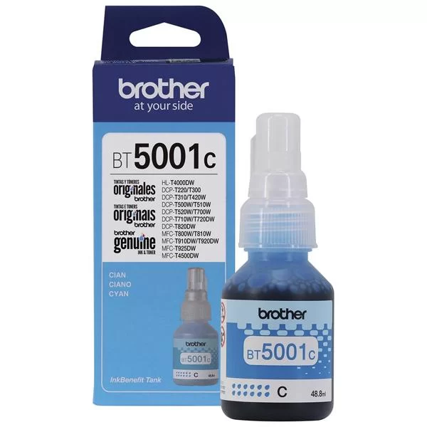 Refil de Tinta 48.8ml BT5001C Ciano Brother 