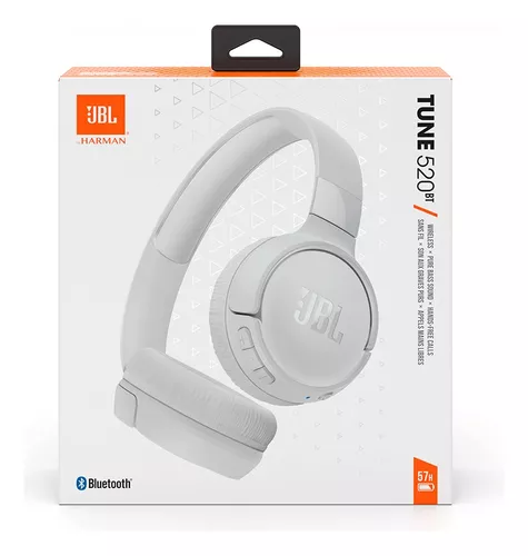 Fone Headphone Bluetooth Tune 520BT WHT  JBL