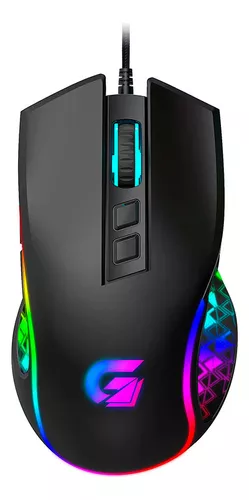 Mouse Gamer USB 8000DPI RGB Vickers Preto Fortrek
