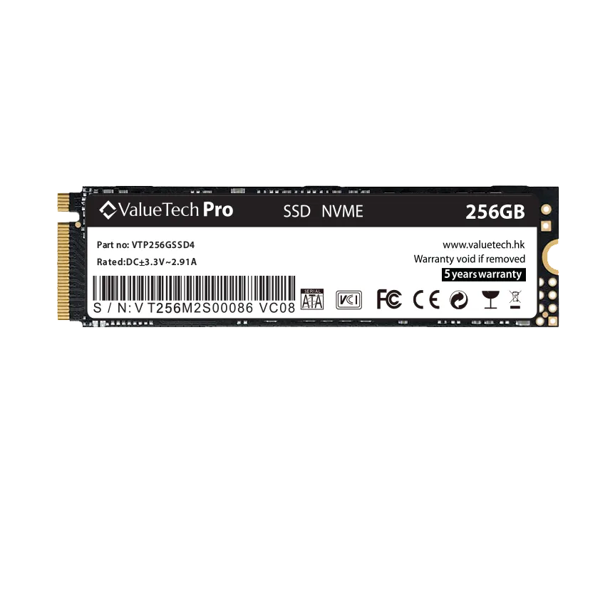 SSD 256GB NVMe M.2 2280 Valuetech