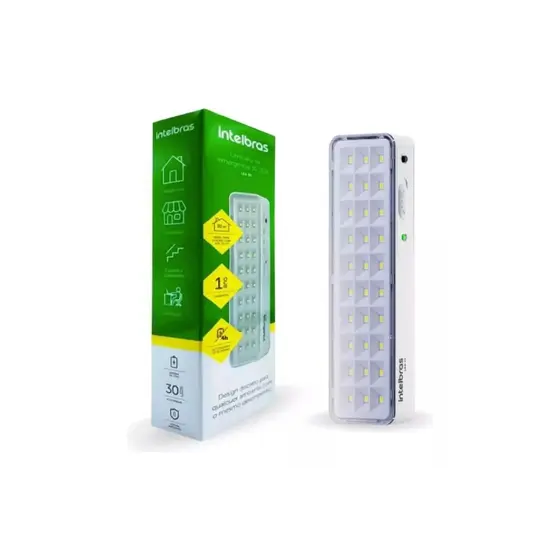 Lâmpada de Emergência  LED LEA31 Branca Intelbras