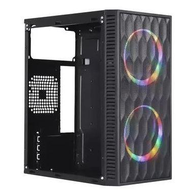 Gabinete Gamer Wave Lat. Acrílico Preto VINIK