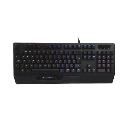 Teclado Gamer USB Mecânico LED RGB KGM-1200 C3Tech